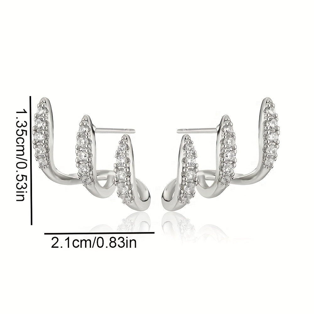 Flora – Elegantes pendientes de tres piezas