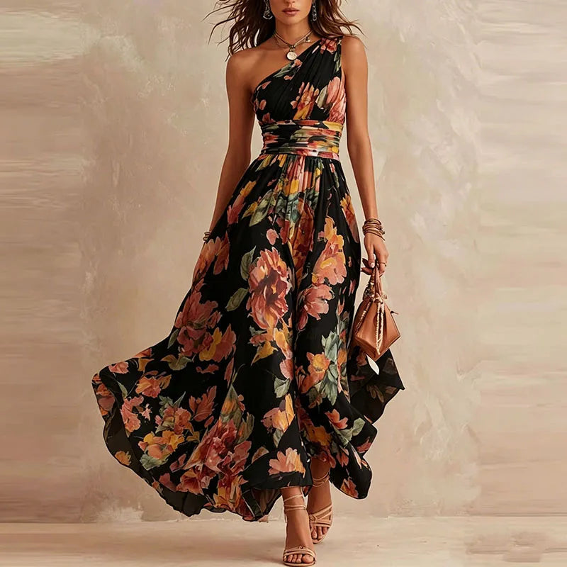 Camila | Vestido de Un Solo Hombro