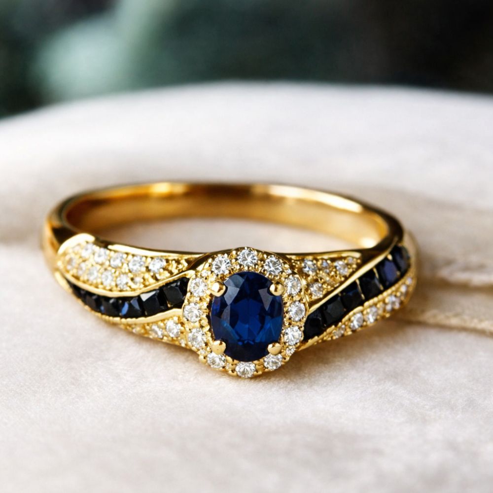 Adela | Anillo de zafiro