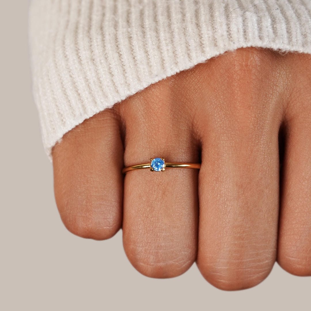 Anillos con piedras según el mes de nacimiento