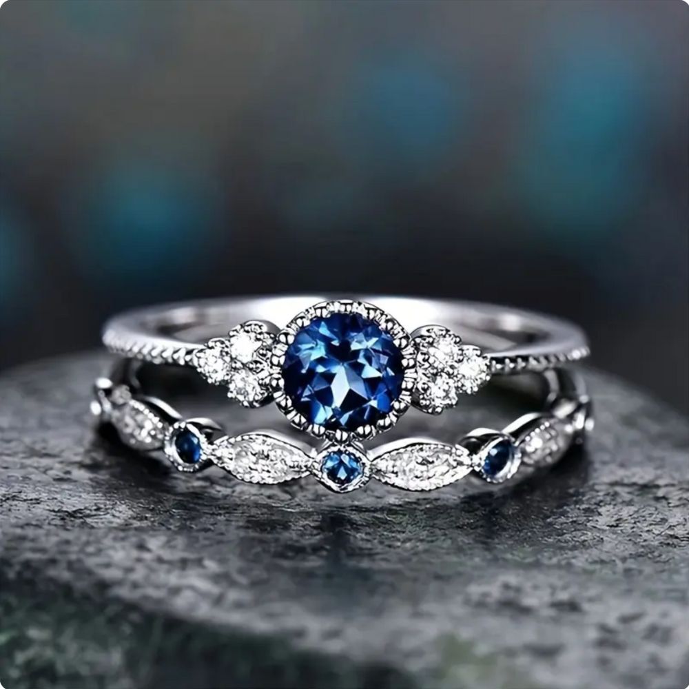 Mónica | Anillo de zafiro