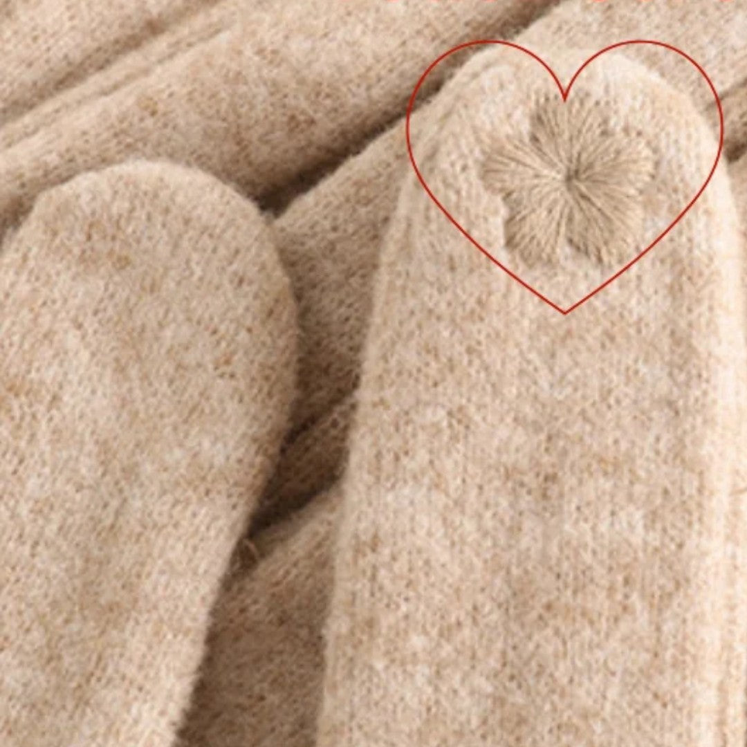 GUANTES TÁCTILES DE CACHEMIRA SUAVE