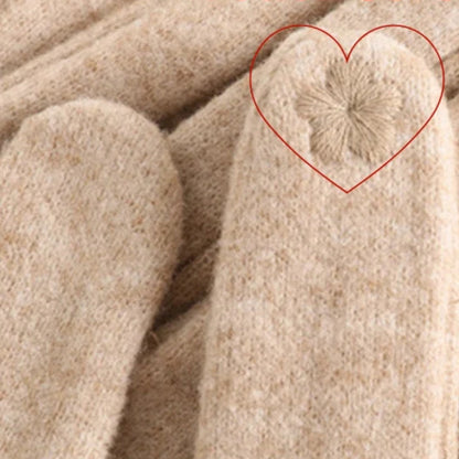 GUANTES TÁCTILES DE CACHEMIRA SUAVE