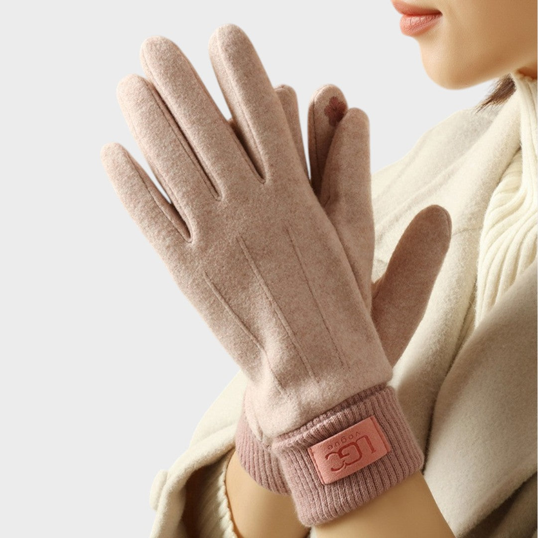 GUANTES TÁCTILES DE CACHEMIRA SUAVE