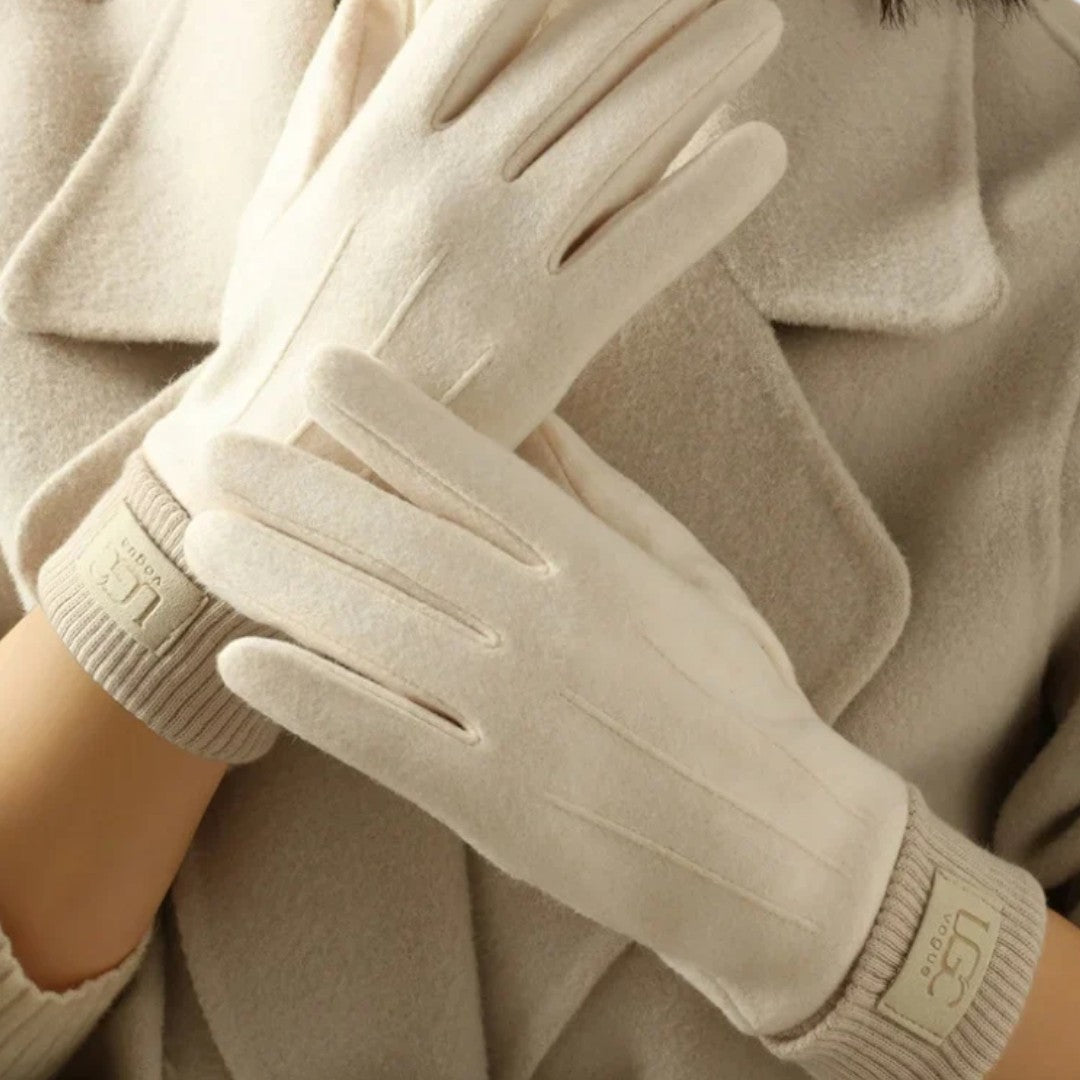 GUANTES TÁCTILES DE CACHEMIRA SUAVE