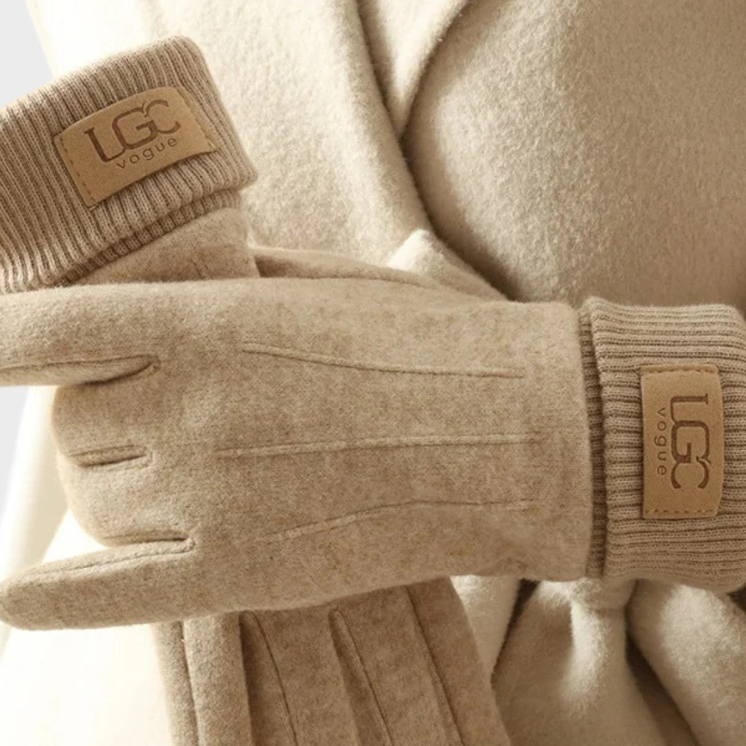 GUANTES TÁCTILES DE CACHEMIRA SUAVE