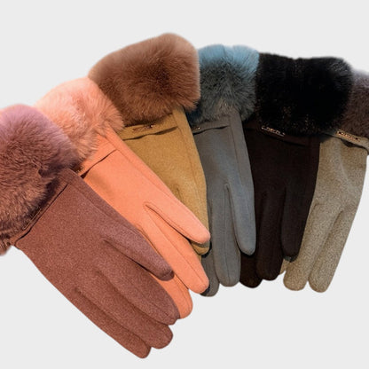 GUANTES TÁCTILES CON PELO SUAVE