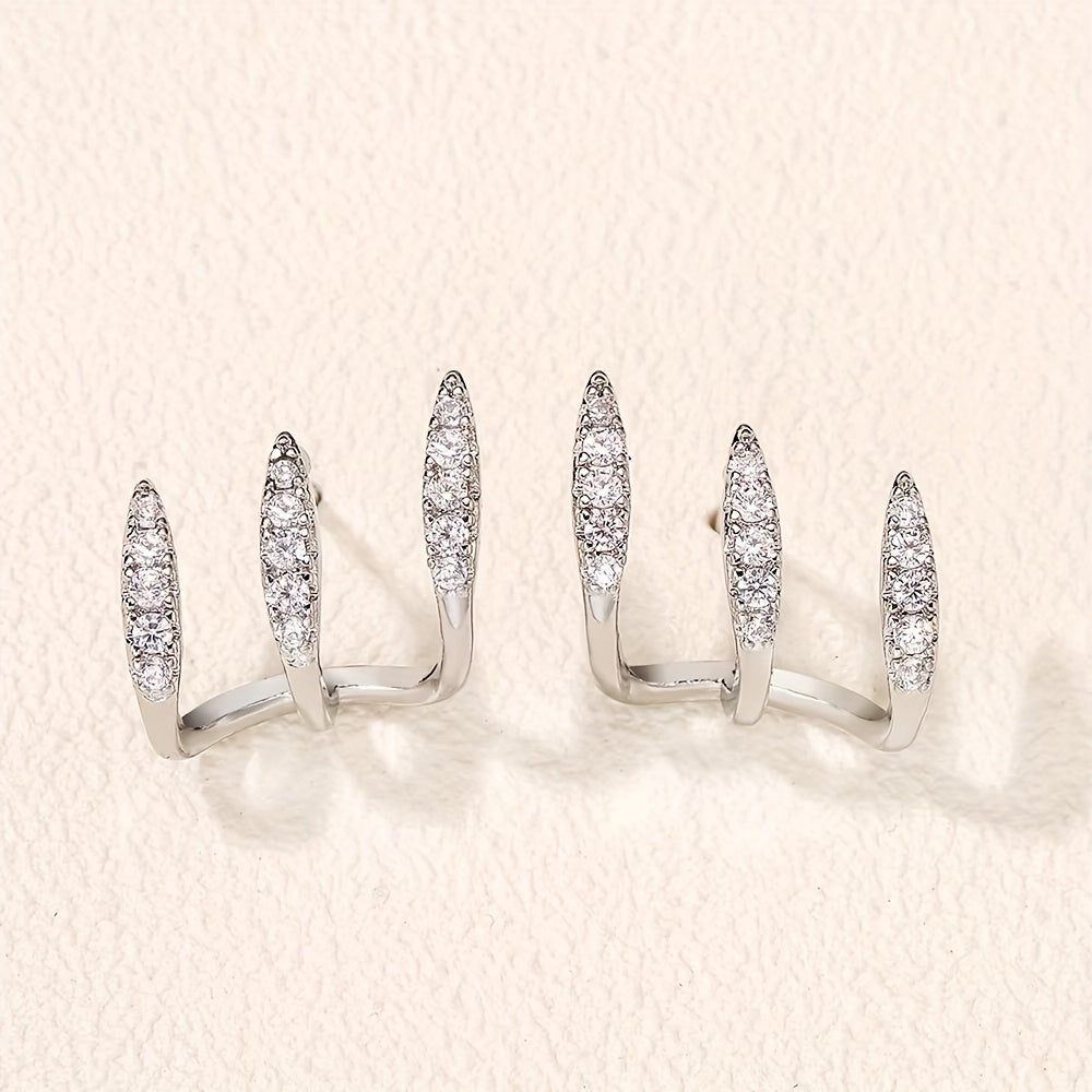 Flora – Elegantes pendientes de tres piezas