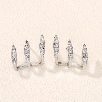 Flora – Elegantes pendientes de tres piezas