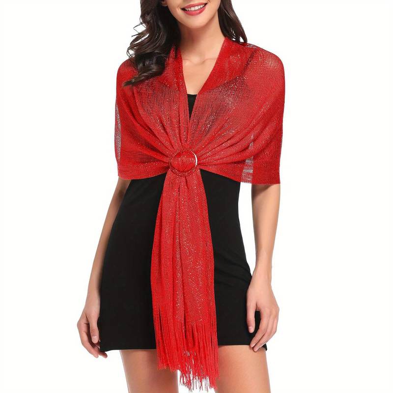 ESTOLA METÁLICA ELEGANTE CON FLECOS