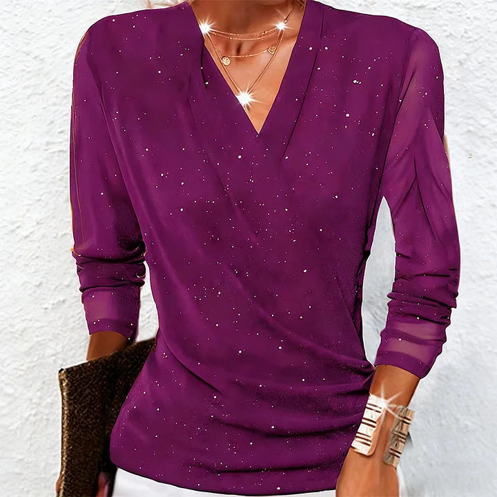 LUMIÈRE™ | BLUSA ELEGANTE CON BRILLO