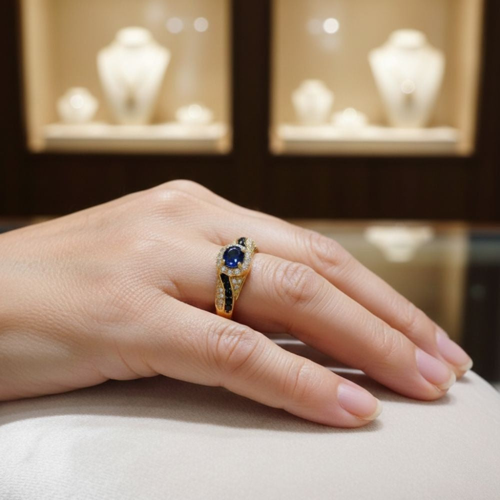 Adela | Anillo de zafiro