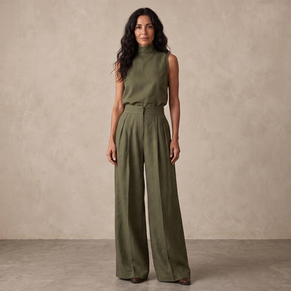 Azucena | Conjunto Minimalista de Algodón y Lino