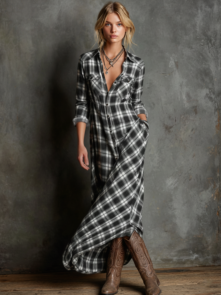 Cecilia - Camisa Larga Atemporal