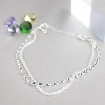 Amparo – Elegante conjunto de pulseras de plata con circonitas