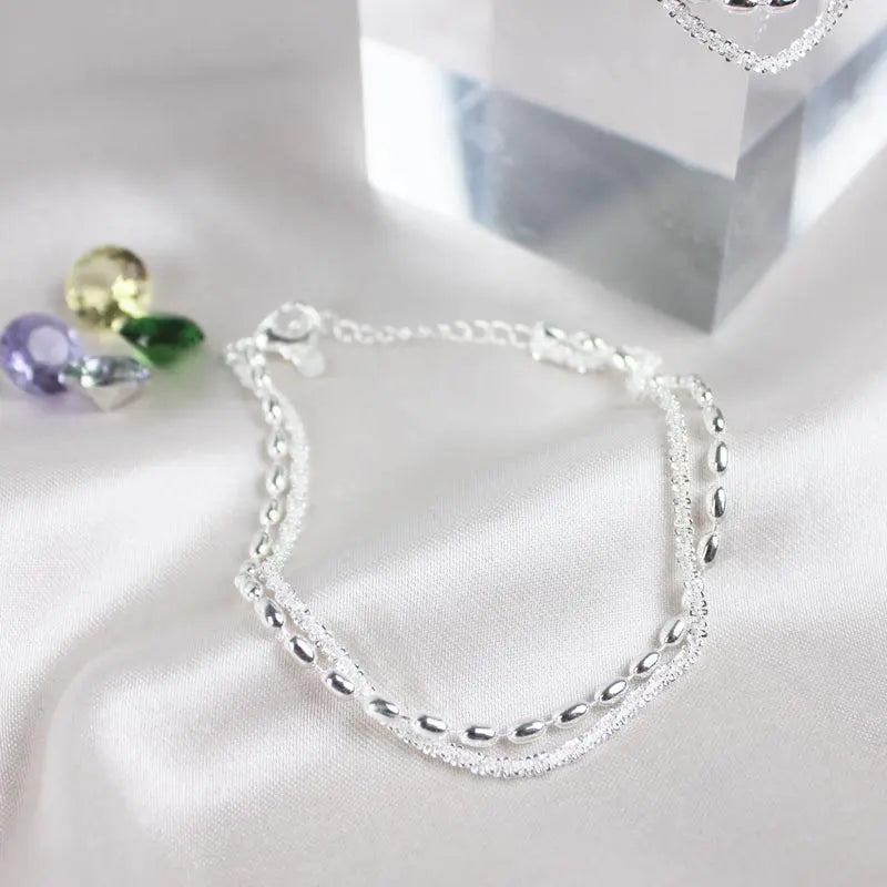 Amparo – Elegante conjunto de pulseras de plata con circonitas