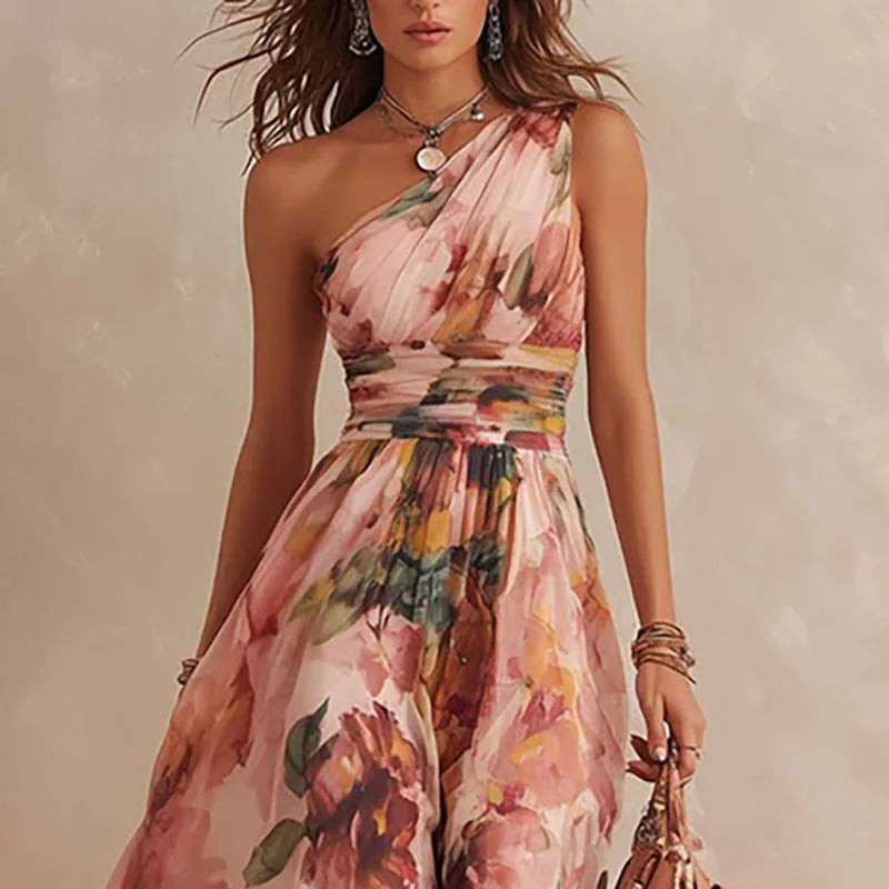 Camila | Vestido de Un Solo Hombro