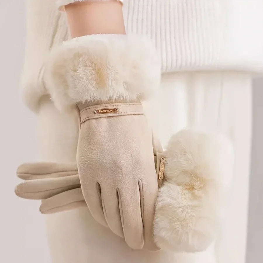 GUANTES TÁCTILES CON PELO SUAVE