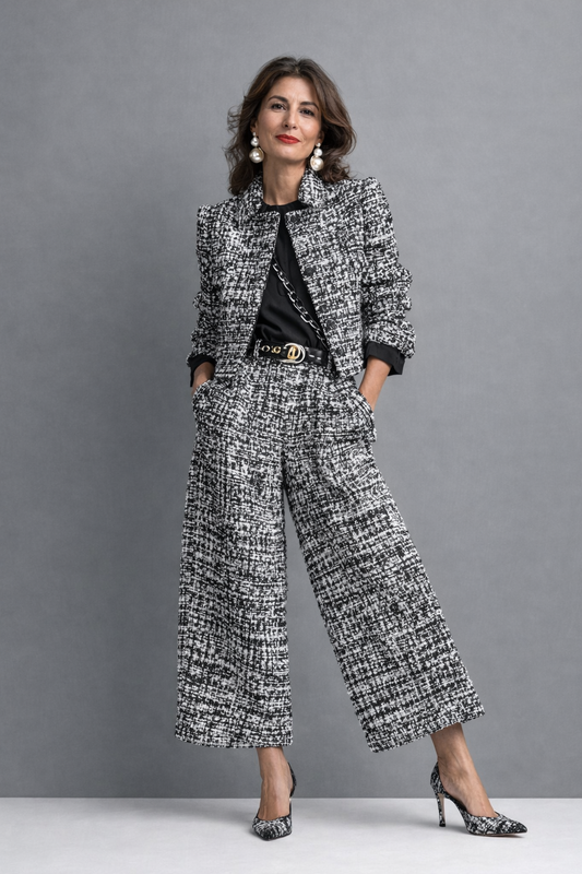 Esperanza | Conjunto de Tweed para Días Fríos