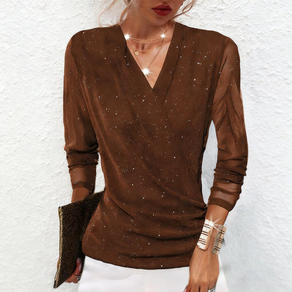 LUMIÈRE™ | BLUSA ELEGANTE CON BRILLO
