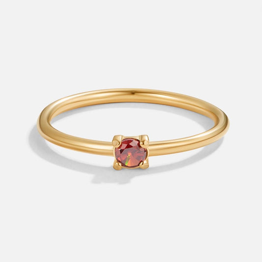 Anillos con piedras según el mes de nacimiento