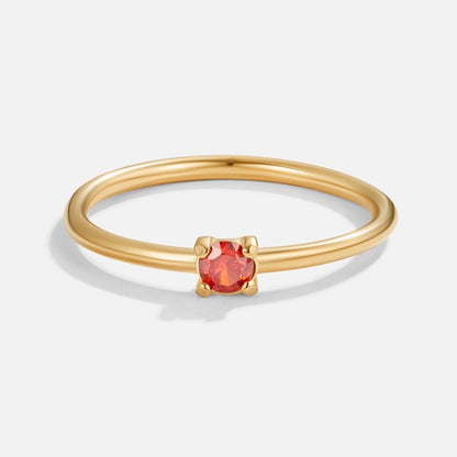 Anillos con piedras según el mes de nacimiento