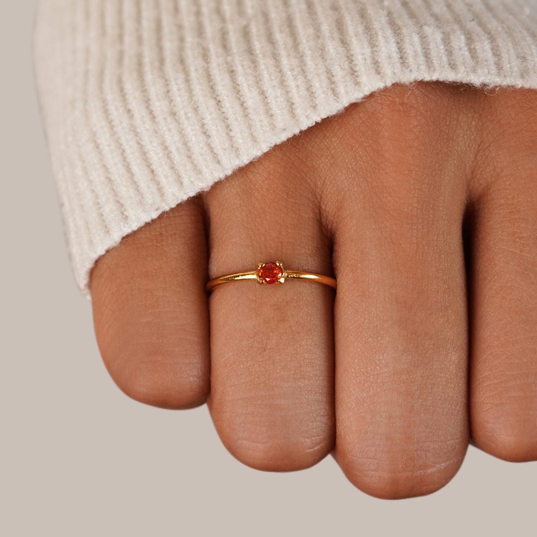 Anillos con piedras según el mes de nacimiento