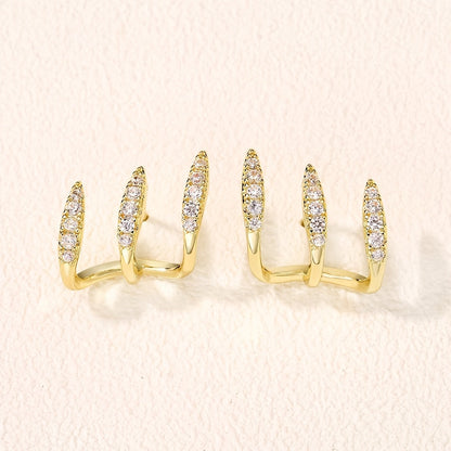 Flora – Elegantes pendientes de tres piezas