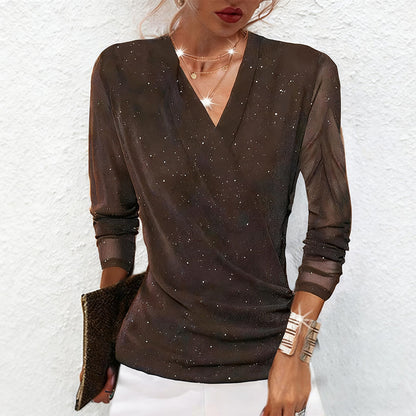 LUMIÈRE™ | BLUSA ELEGANTE CON BRILLO