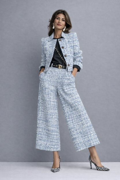 Esperanza | Conjunto de Tweed para Días Fríos
