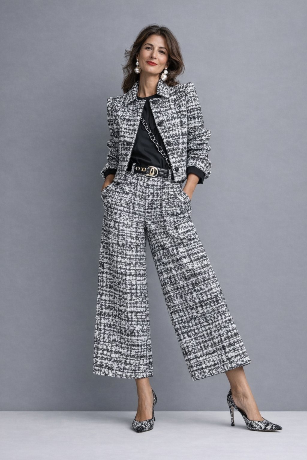 Esperanza | Conjunto de Tweed para Días Fríos