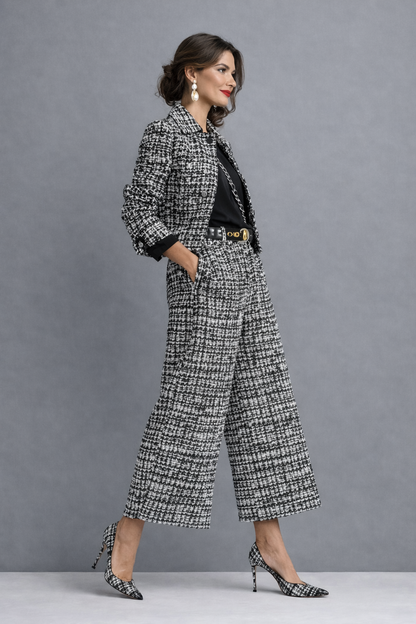 Esperanza | Conjunto de Tweed para Días Fríos