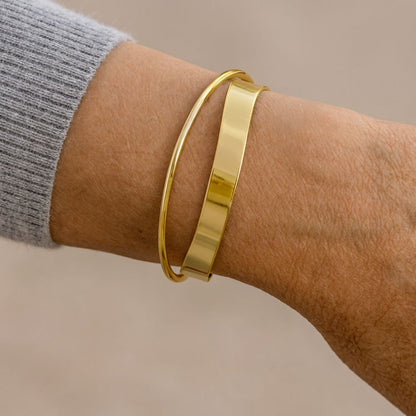 Pulsera clásica de oro