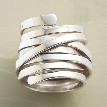 ANILLO FLUIDO ESCULTURAL