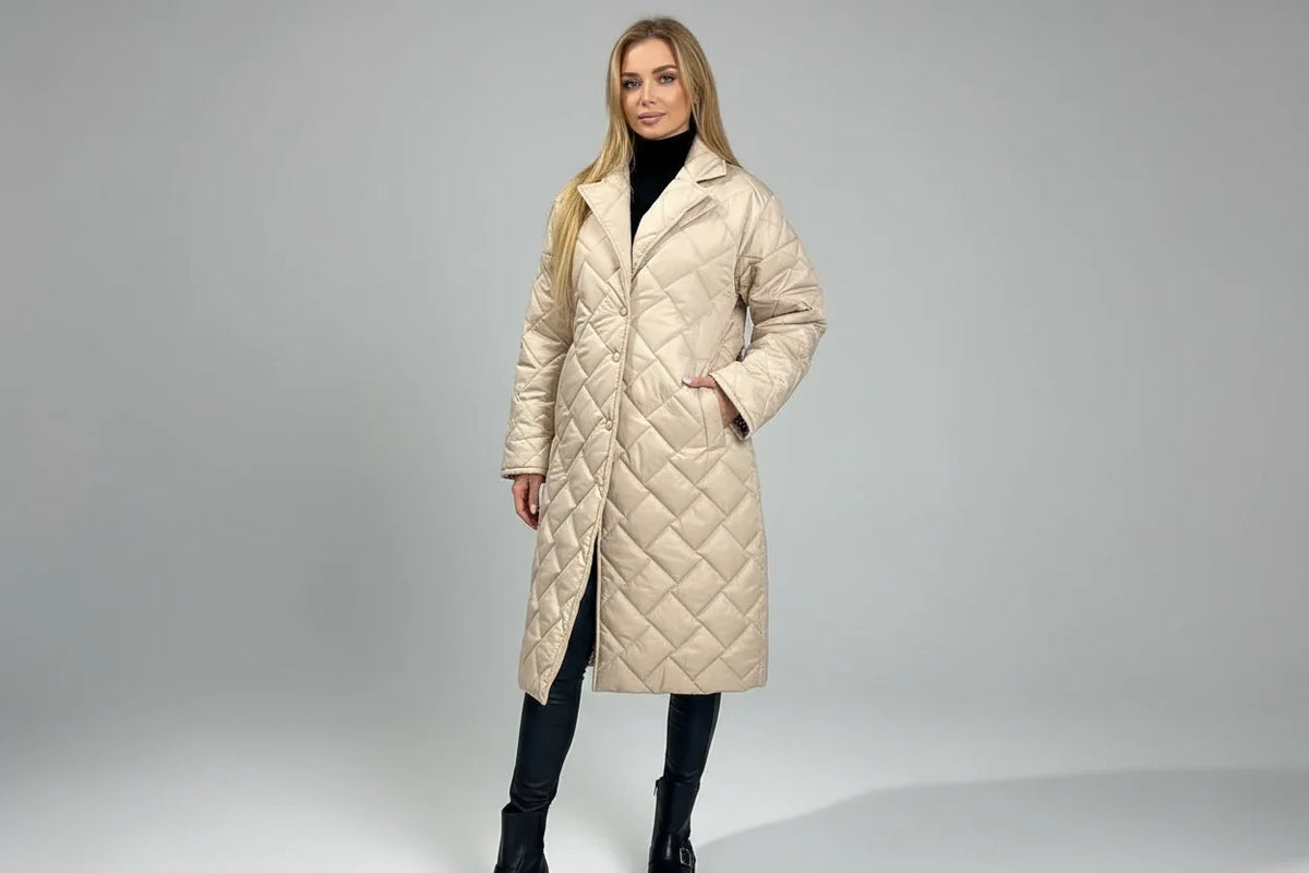 ABRIGO ACOLCHADO PREMIUM CON FORRO ESTAMPADO DE LEOPARDO