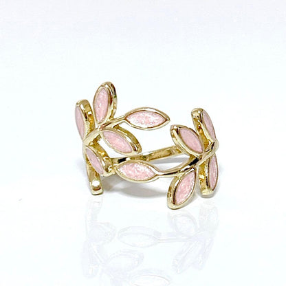 ANILLO | ROSE LEAVES