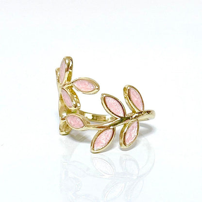 ANILLO | ROSE LEAVES
