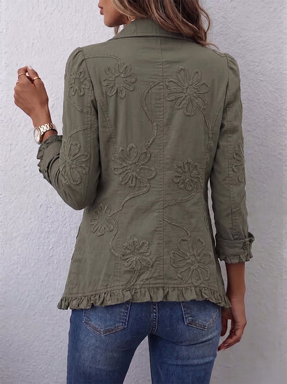 Margalida | Chaqueta Bordada con Volantes